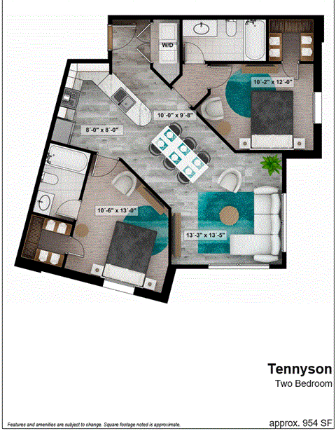bedroom floor plan an in 2d